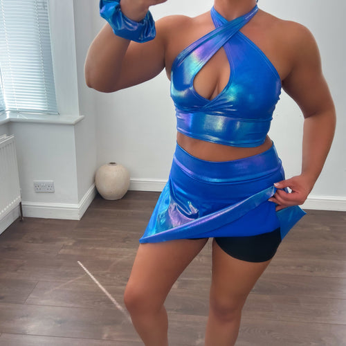 Blueberry Tennis Skort 3 Piece Set UK S (10) SALE