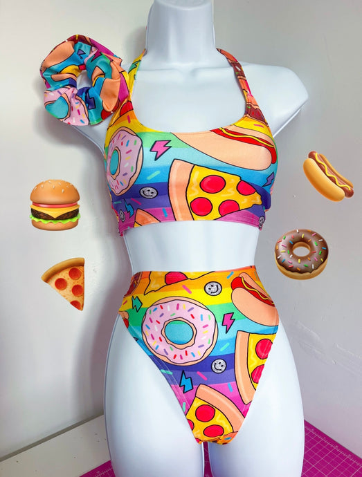 Junk Food 3 Piece High Rise Set