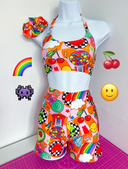 Retro Icons Shorts 3 Piece Shorts Set