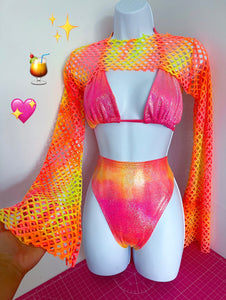 Pink Lemonade 3 Piece Hotpants Set ✨Limited Edition✨ SALE UK S(8-10)