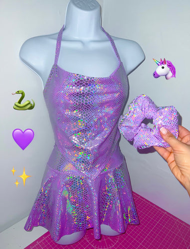 Princess LILAC Snake Ra Ra 3 Piece Set SALE UK S (8-10) LTD EDITION✨