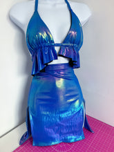 Blueberry Glaze Double Split Skirt UK M/12