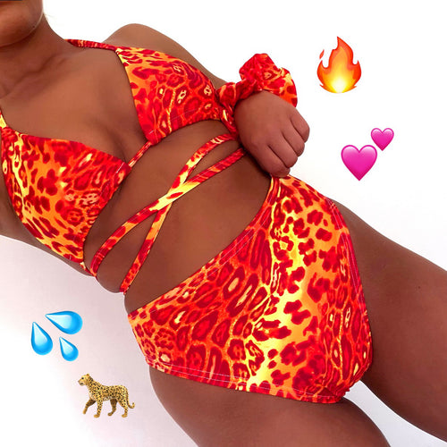 Cheetah Fire High Rise Hotpants