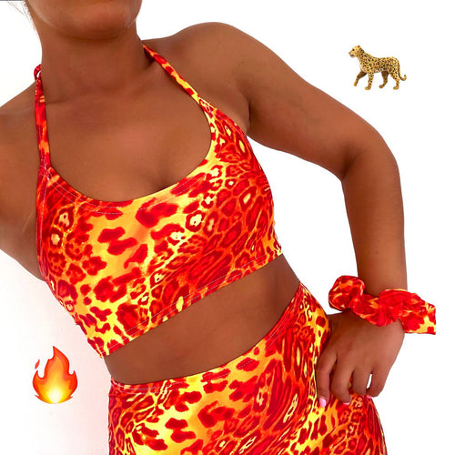 Cheetah Fire Low Scoop Cami