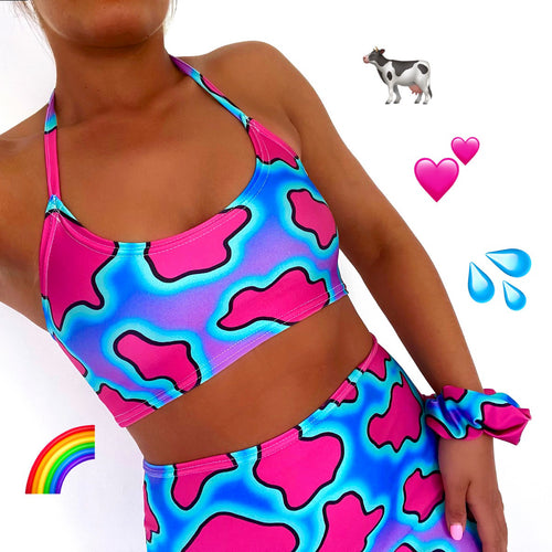 Space Cow Low Scoop Cami