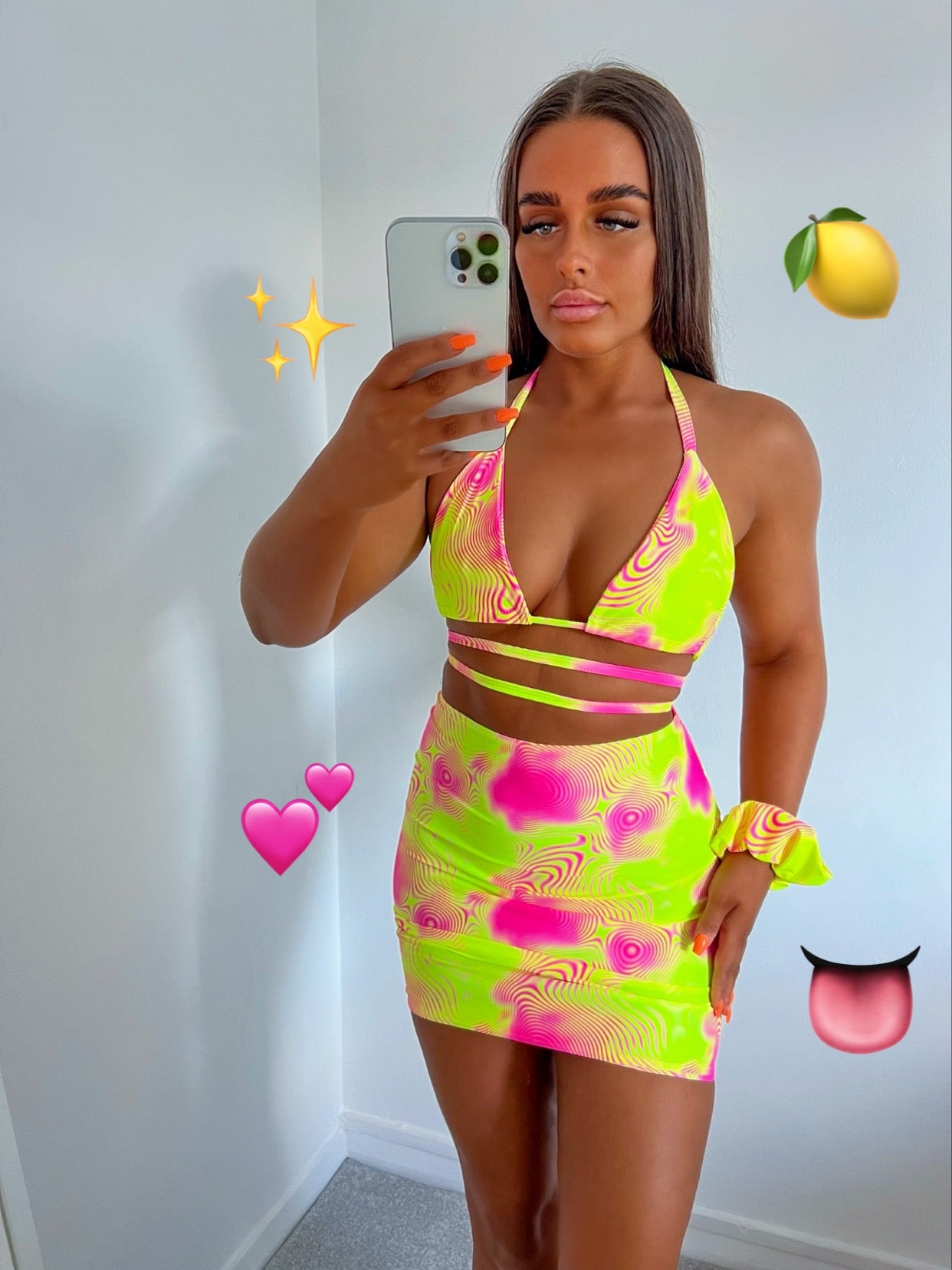 Lemon two piece set top